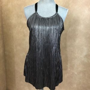 Outback Red- metallic sleeveless tank